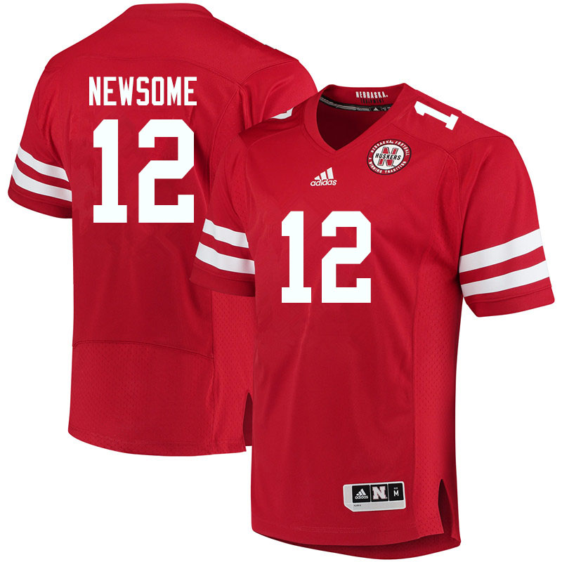 Women #12 Quinton Newsome Nebraska Cornhuskers College Football Jerseys Sale-Red
